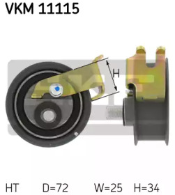 Ролик (SKF: VKM 11115)